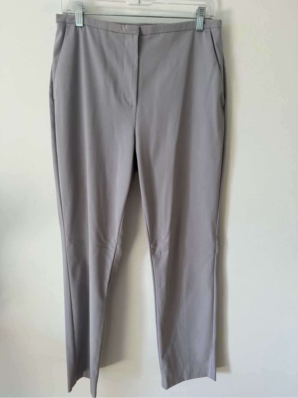 H&M Light Gray Women’s Dress Pants - Slim Tailored Trousers